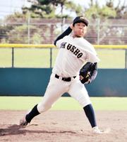 　全５試合完投で、１２年ぶり頂点に導いた徳島商のエース・森煌