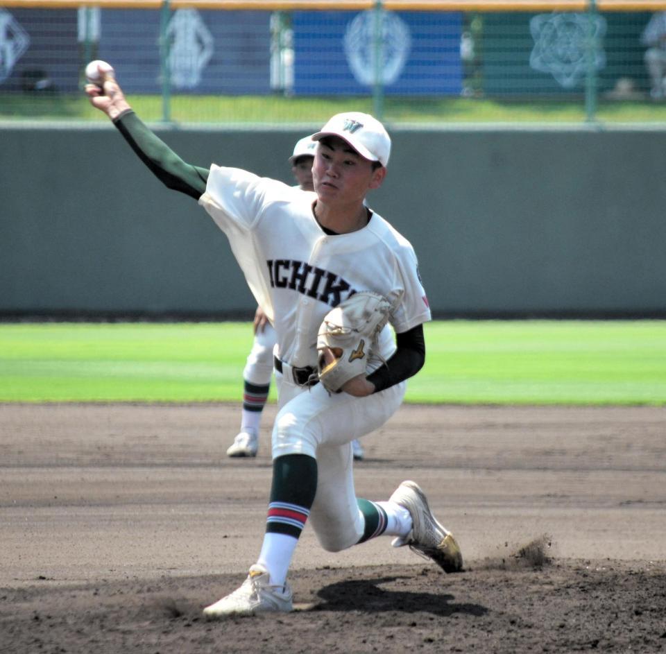 　先発した市和歌山・栗谷星翔