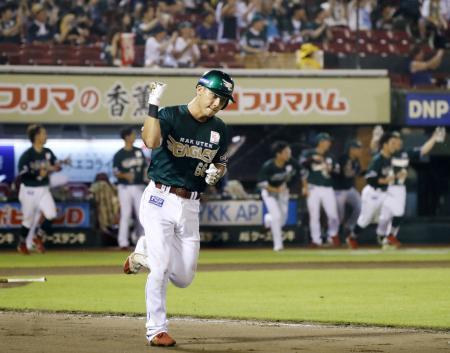 楽５-４西（３０日）　楽天・村林がサヨナラ打