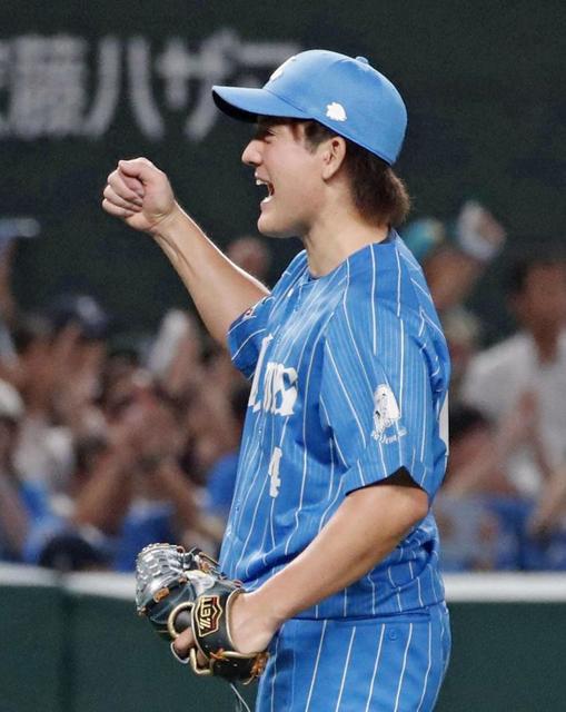 西武・与座　二塁踏ませず無四球完封　「歓声もすごくあって、攻めていけた」