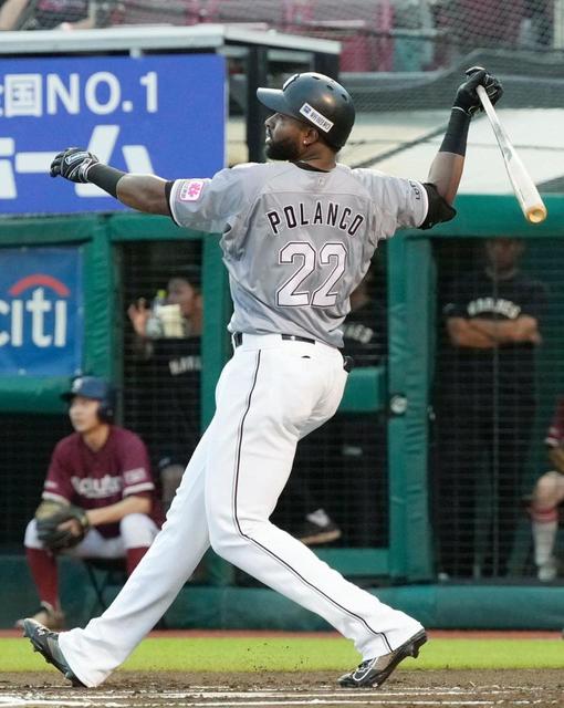 ロッテが２連勝で貯金１２　ポランコが初回にグランドスラム　力投の種市が８勝目