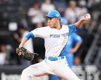 　先発の根本（撮影・中島達哉）