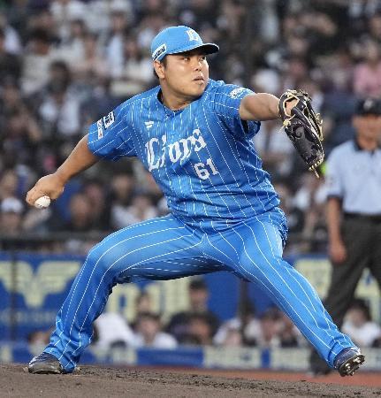 　ロッテ戦に先発した西武・平良＝ＺＯＺＯマリン
