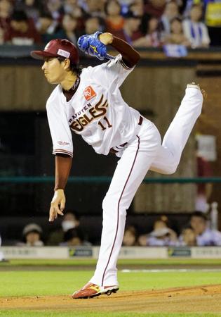 オリックス戦に先発した岸