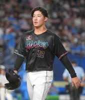 　３回までに４点を失った菊地（撮影・佐藤厚）