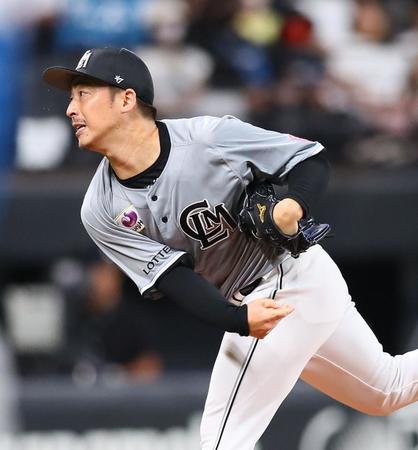 　先発の美馬（撮影・中島達哉）