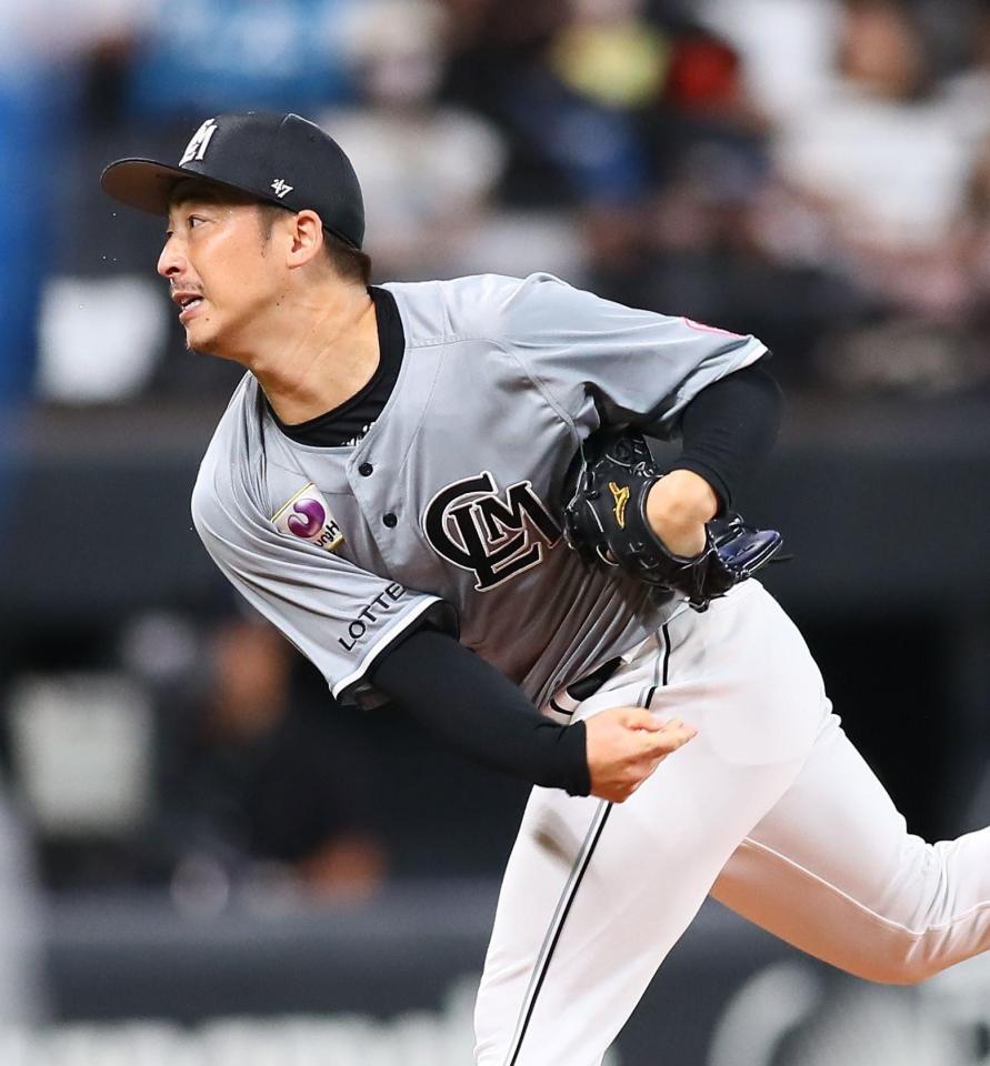 　先発の美馬（撮影・中島達哉）