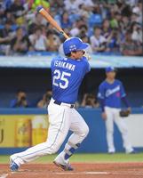 　１回、石川昂は左中間に先制の１２号２ランを放つ（撮影・佐藤厚）