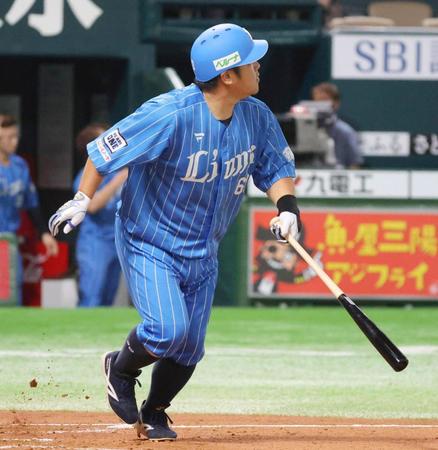 西武・中村　通算４６６号！恩師・土井氏超え歴代単独１２位に浮上「うれしい」