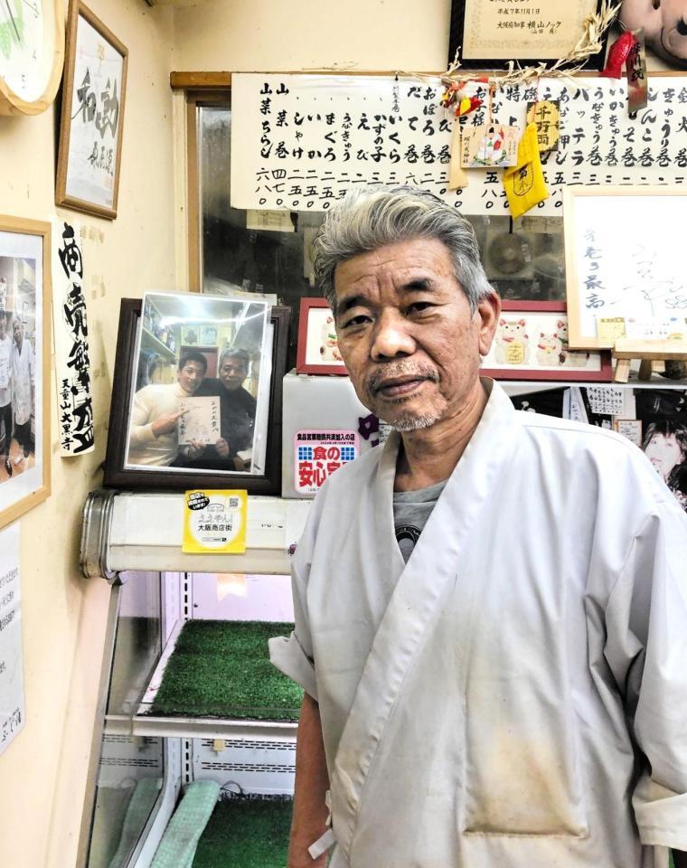 　「ふじ清」店主の清水さん