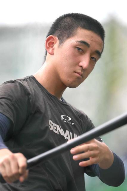 仙台育英・橋本　清原超えで連覇だ！夏の甲子園通算最多安打まであと４「一番大事な１打席目」