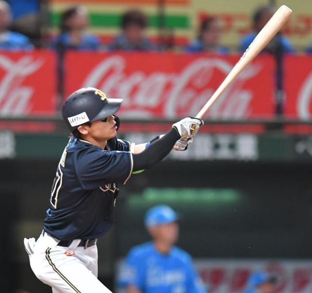 オリックス　最短で２５日に優勝マジック点灯のオリックスが４点を先制　三回に宗の先制打＆中川圭の12号３ラン