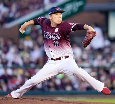 　ソフトバンク戦に先発した田中将