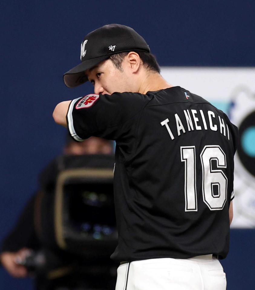 　６回途中、勝ち越しを許し降板する種市