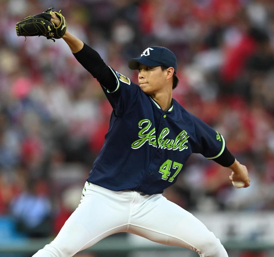 　先発し、投げ込む高橋（撮影・田中太一）