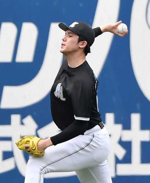 ロッテ・佐々木朗　投球再開　左内腹斜筋損傷で戦線を離脱中　すでに２度ブルペンで立ち投げ