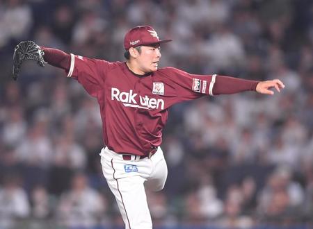 　最終回をピシャリと抑えた松井裕（撮影・開出牧）