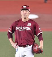 　２回、ポランコに先制の右越えソロを打たれた田中将（撮影・開出牧）