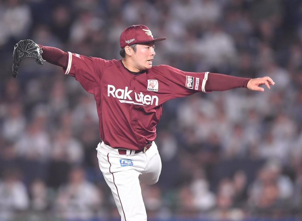 　最終回をピシャリと抑えた松井裕（撮影・開出牧）