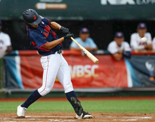 U18日本代表 難敵・米国相手に2点を先制!5番・森田が2点タイムリー
