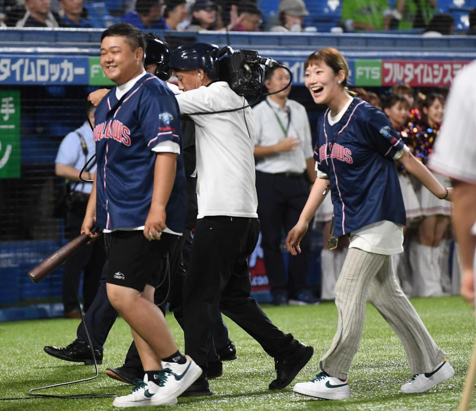 　公開プロポーズがおこなわれた（撮影・三好信也）