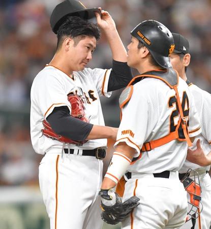 巨人・菅野が七回途中４失点ＫＯ　末包に痛恨の勝ち越しアーチ被弾　原監督はベンチでぶ然