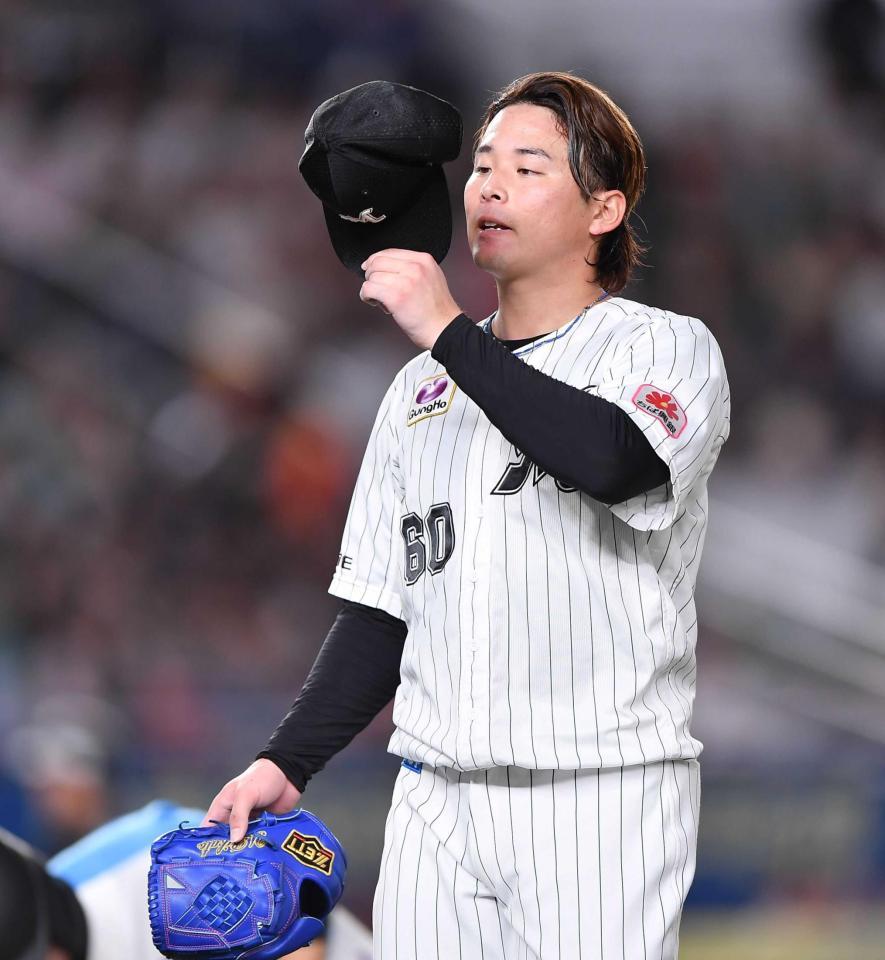 　初回に５点を奪われたプロ初先発の横山（撮影・開出牧）