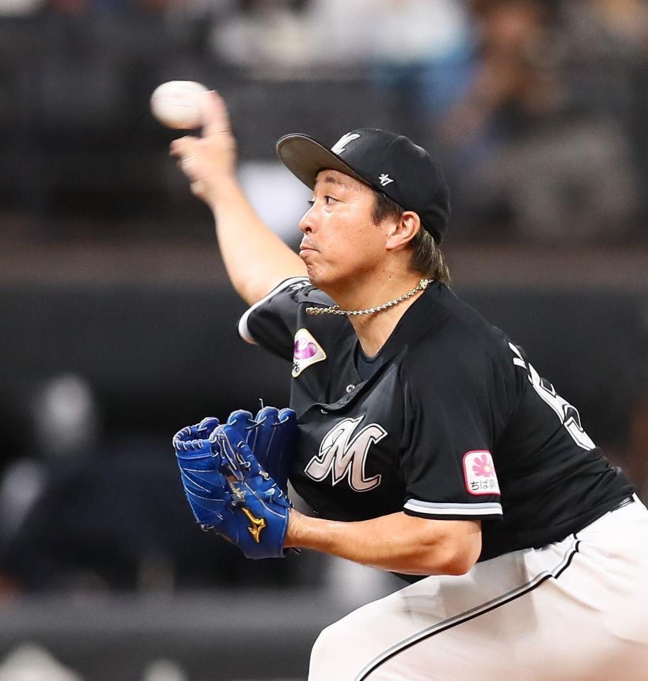 　９回、登板した益田（撮影・中島達哉）