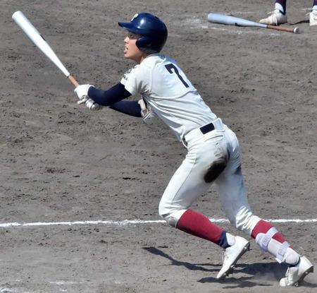 大阪桐蔭８強　“二刀流”境が決勝犠飛　憧れは中日・根尾