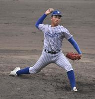 ２失点完投勝利を挙げた須磨翔風・槙野