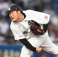 力投する沢田（撮影・棚橋慶太）