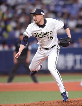 　９回、マウンドに上がった平野佳（撮影・坂部計介）