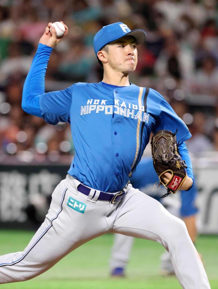 　６回３失点で９勝目を挙げた上沢