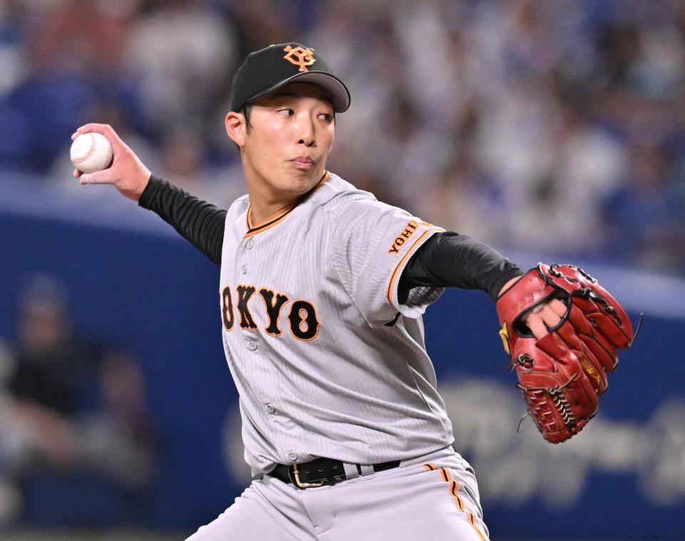 　中日戦に先発した赤星