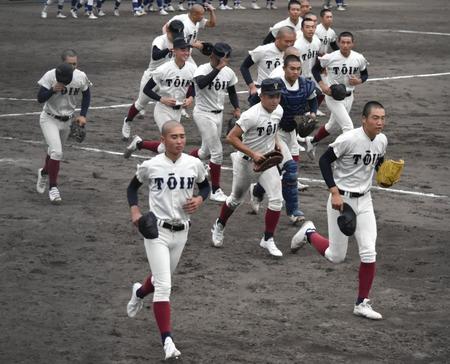 　５年連続の秋季大阪大会Ｖの大阪桐蔭（１４日）