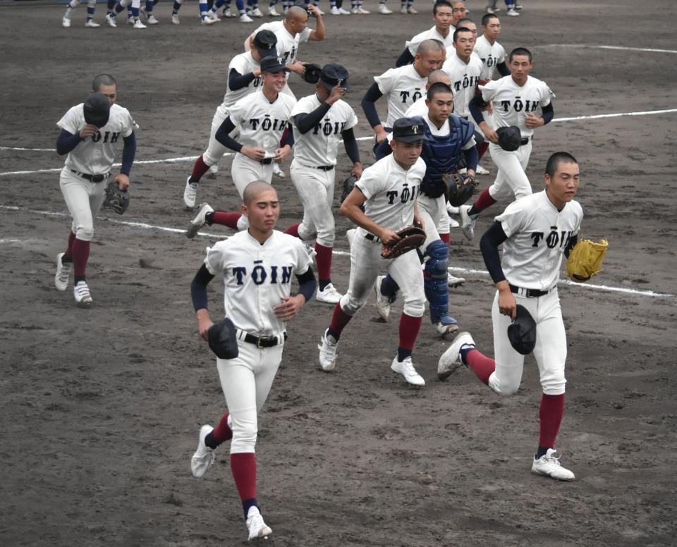 　５年連続の秋季大阪大会Ｖの大阪桐蔭（１４日）