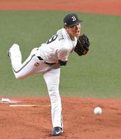 　力投する山本（撮影・北村雅宏）