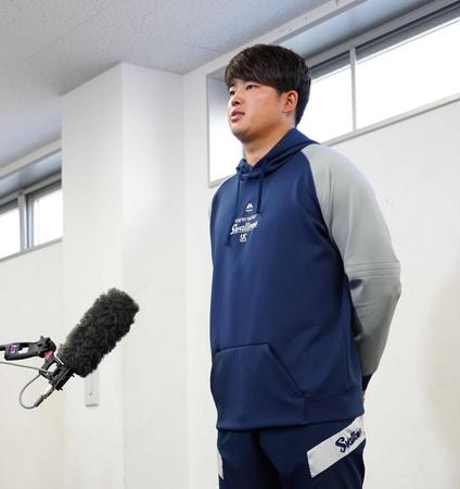 ヤクルト・村上　２８年ロス五輪出場に意欲「また金メダルを取りたいし、活躍したい」