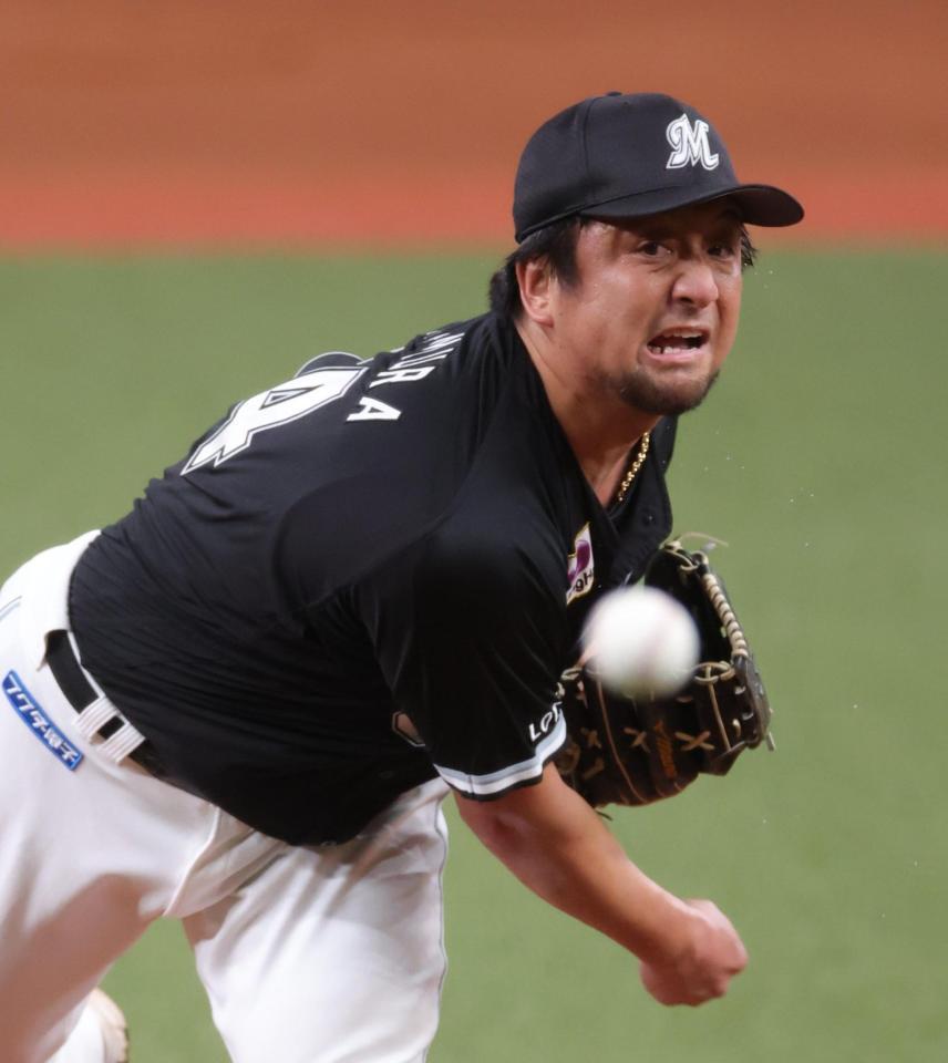 　満塁のピンチをしのいだ沢村（撮影・坂部計介）