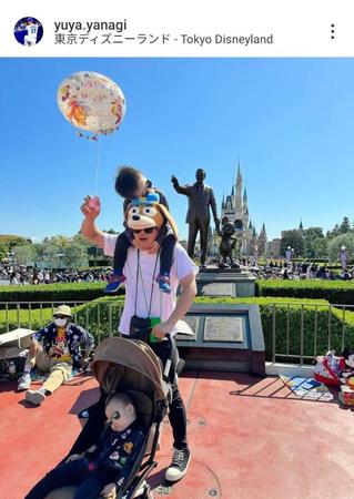 中日・柳のインスタグラム（＠ｙｕｙａ．ｙａｎａｇｉ）から