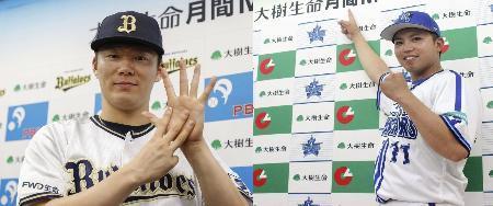 東、山本、佐藤輝、周東が受賞　９、１０月の月間ＭＶＰ