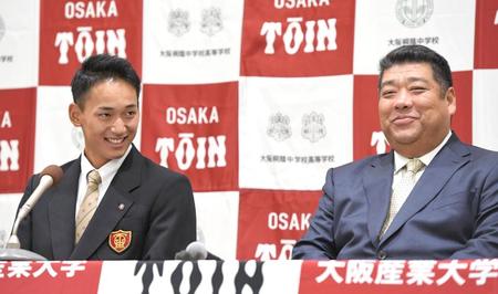 大阪桐蔭が１２球団制覇にリーチ　ソフトバンク１位の前田は初の指名　西谷監督「今まで縁がなかったですが」残る１球団は？