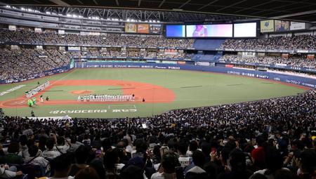 　ファンで埋まった京セラドーム大阪（撮影・山口登）