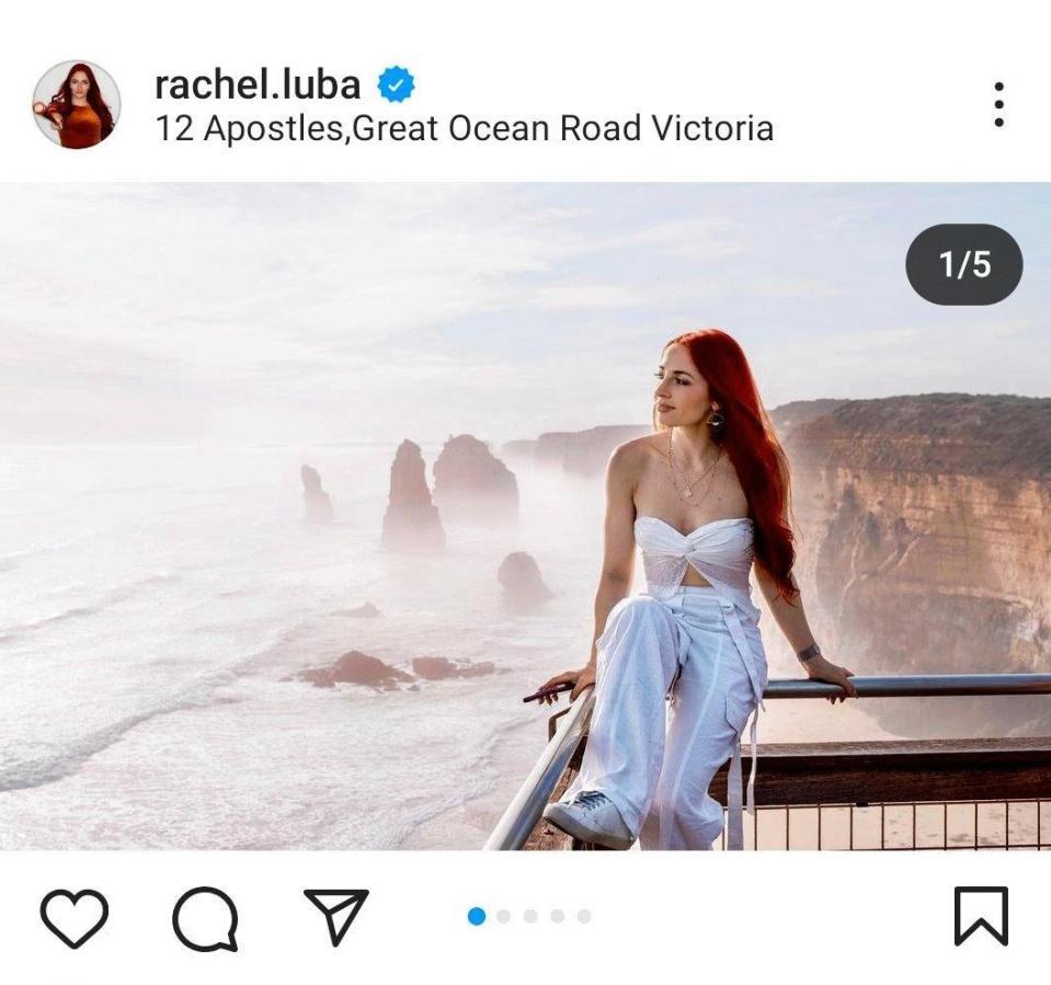 　レイチェル・ルーバ氏のインスタグラム（ｒａｃｈｅｌ．ｌｕｂａ）より 