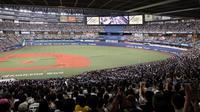 　盛り上がる京セラドーム大阪（撮影・山口登）