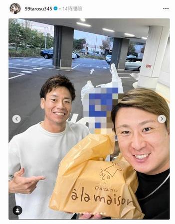 　オリックス・杉本のインスタグラム（ ９９ｔａｒｏｓｕ３４５）より