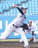 　力投する奥川（撮影・高石航平）