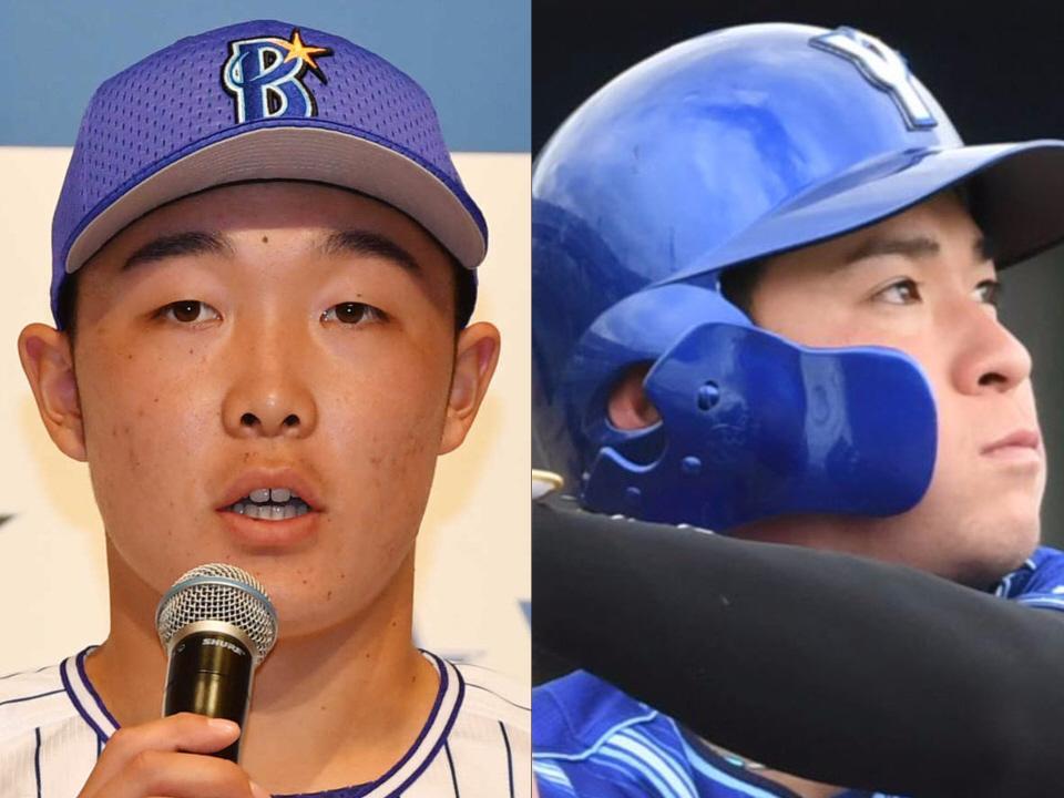 　ＤｅＮＡの粟飯原（左）と小深田