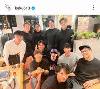 ロッテ・角中のインスタグラム（＠ｋａｋｕ６１３）から