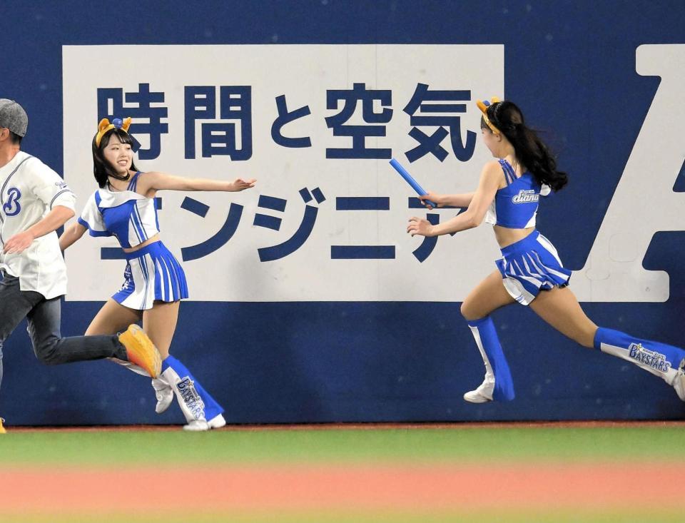 　１０人の卒業が発表されたｄｉａｎａ。リレーで快足を披露し話題に